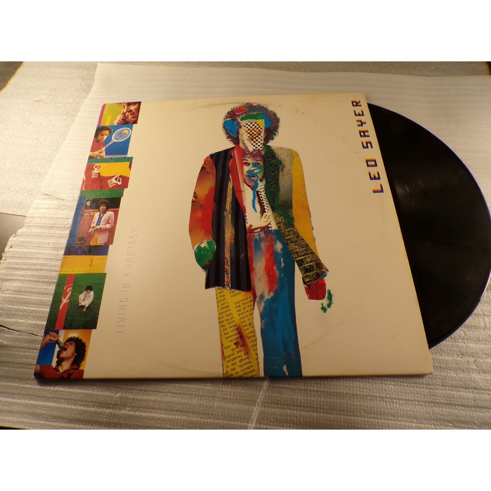 Leo Sayer Living in a Fantasy Vinyl LP 1980 Warner Bros BSK 3483 Pop Rock Record